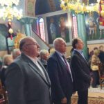 ο Δήμαρχος Μονεμβασίας κ.Τριχείλης ο αντιδήμαρχος κ.Μαυρομηχάλης ο πρόεδρος του χωριού κ Μπουντούνης.jpg